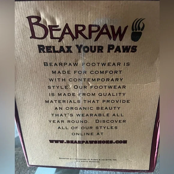 BearPaw Womens Boots Sz 8 KOLA Calf Sheep Skin Goat Fur Feathers Camel Mid-Calf - Picture 9 of 9